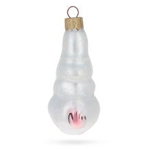 Load image into Gallery viewer, Bunny with Cabbage Glass Christmas Ornament