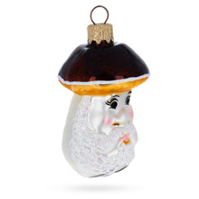 Load image into Gallery viewer, Wise Grandpa Mushroom Glass Christmas Ornament