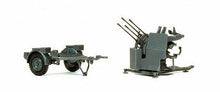 Load image into Gallery viewer, Preiser 16582 HO Scale Former German Army WWII - Anti-Aircraft Gun Unpainted