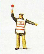 Load image into Gallery viewer, Preiser 28012 HO Scale Individual Figure Modern German Policeman w/Safety Vest