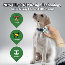 Load image into Gallery viewer, Aegis Bug-Off Clip for Dogs, Repelling Flea, Tick &amp; Mosquito - Heart