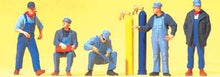 Load image into Gallery viewer, Preiser 79214 N Scale Railroad Personnel -- US Railway Personnel pkg(5)
