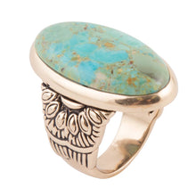 Load image into Gallery viewer, Agave Genuine Turquoise Ring