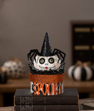 Load image into Gallery viewer, Mrs. Casperita on Box | Halloween Decor | Bethany Lowe