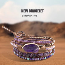 Load image into Gallery viewer, Immense Calm &amp; Nurturing Amethyst Bracelet
