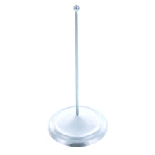 Load image into Gallery viewer, Upright Silver Metal Christmas Tree Topper Finial Stand Display Stand 7.2 Inches (Poland)