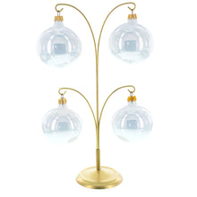 Load image into Gallery viewer, 4-Arm Tree Branch Gold Metal Ornament Display Stand 12 Inches (Poland)