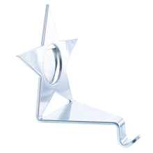 Load image into Gallery viewer, Insert your Picture Star Shape Silver Solid Metal Christmas Stocking Holder (Poland)