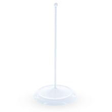 Load image into Gallery viewer, Upright White Metal Christmas Tree Topper Finial Stand Display Stand 7.2 Inches (Poland)