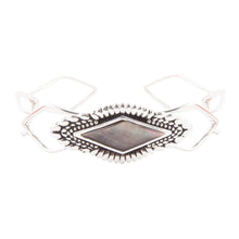 Load image into Gallery viewer, Anemone Black Pearl Cuff Bracelet
