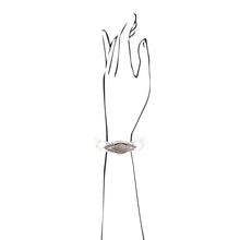 Load image into Gallery viewer, Anemone Black Pearl Cuff Bracelet