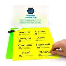 Load image into Gallery viewer, FLO Rectangle Laser Labels - 2-1/3" x 3-3/8": 200/Pack, 25 Sheets