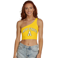 Load image into Gallery viewer, App State Yellow One Shoulder Top