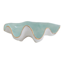 Load image into Gallery viewer, Clam Shell Bowl with 22K Gold Accent