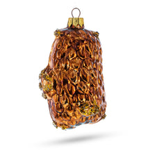 Load image into Gallery viewer, Wise Owl Playing Harmonica Glass Christmas Ornament