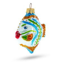 Load image into Gallery viewer, Coral Reef Ocean Fish Glass Christmas Ornament