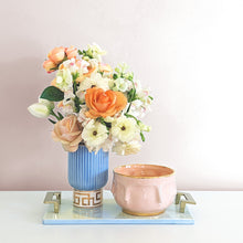 Load image into Gallery viewer, Golden Key Vase with 22K Gold Accent