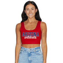 Load image into Gallery viewer, University of Arizona Red Crop Tank Top