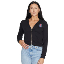Load image into Gallery viewer, University of Arizona Waffle Knit Zip Up Hoodie