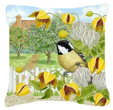 Load image into Gallery viewer, Coal Tits Yellow Flowers Canvas Decorative Pillow ASAD0702PW1414