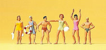 Load image into Gallery viewer, Preiser 10070 HO Scale Recreation &amp; Sports -- Standing Swimmers pkg(6)