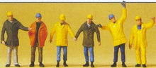 Load image into Gallery viewer, Preiser 10423 HO Scale People Working -- Modern Workmen w/Outdoor Gear pkg(6)