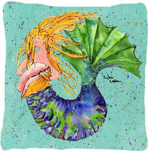 Load image into Gallery viewer, Mermaid Decorative   Canvas Fabric Pillow