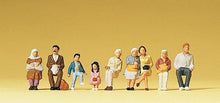 Load image into Gallery viewer, Preiser 10385 HO Scale Passengers -- Sitting On Bus #2