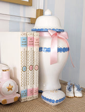 Load image into Gallery viewer, Scallop Ginger Jars in French Blue