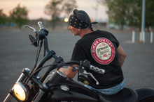 Load image into Gallery viewer, RC Retro Sign Black Mens  Motorcycle  T-Shirt