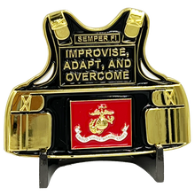 Load image into Gallery viewer, EL13-015 Semper Fi US Marines Challenge Coin Military Veteran