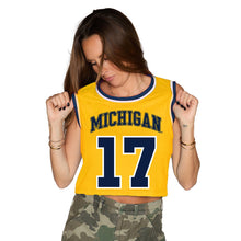 Load image into Gallery viewer, University of Michigan Maize Basketball Jersey