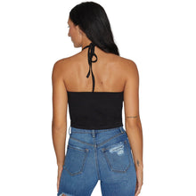 Load image into Gallery viewer, West Chester University Black Halter Top