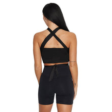 Load image into Gallery viewer, University of Houston Black Multi Way Bandeau Top