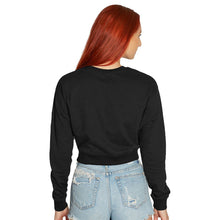 Load image into Gallery viewer, Georgia State Black Cropped Crewneck