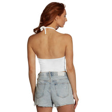 Load image into Gallery viewer, Tulsa White Halter Top