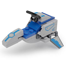 Load image into Gallery viewer, Balutar-class Swoop Speeder Bike Custom Building Set made using LEGO parts
