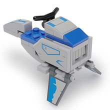 Load image into Gallery viewer, Balutar-class Swoop Speeder Bike Custom Building Set made using LEGO parts