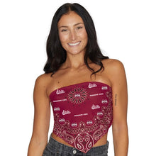 Load image into Gallery viewer, Mississippi State Bandana Top