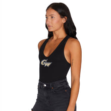 Load image into Gallery viewer, George Washington University Black Bodysuit