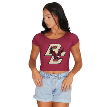 Load image into Gallery viewer, Boston College Maroon Babydoll Tee