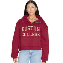 Load image into Gallery viewer, Boston College Quarter Zip Sweatshirt
