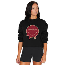 Load image into Gallery viewer, Boston College Smile Black Crewneck