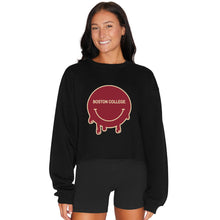 Load image into Gallery viewer, Boston College Smile Black Crewneck
