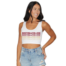 Load image into Gallery viewer, Boston College Star Crop Tank Top