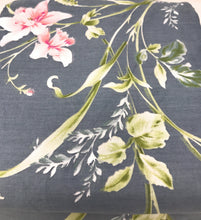 Load image into Gallery viewer, Tache Cotton Cherry Blossom Grey Floral Flat Sheet (2162FLT)