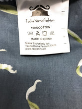 Load image into Gallery viewer, Tache Cotton Cherry Blossom Grey Floral Flat Sheet (2162FLT)