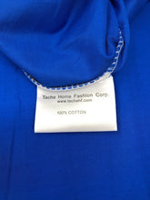 Load image into Gallery viewer, Tache Cotton Deep Blue Fitted Sheet (BS3PC-B)