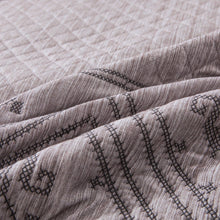 Load image into Gallery viewer, DaDa Bedding Whimsical Lavender Grey Cottage Soft Quilted Coverlet Bedspread Set (JHW866)