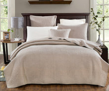 Load image into Gallery viewer, DaDa Bedding Neutral Taupe Beige Sandy Elegant Matelasse Cotton Quilted Bedspread Set (JHW-585)